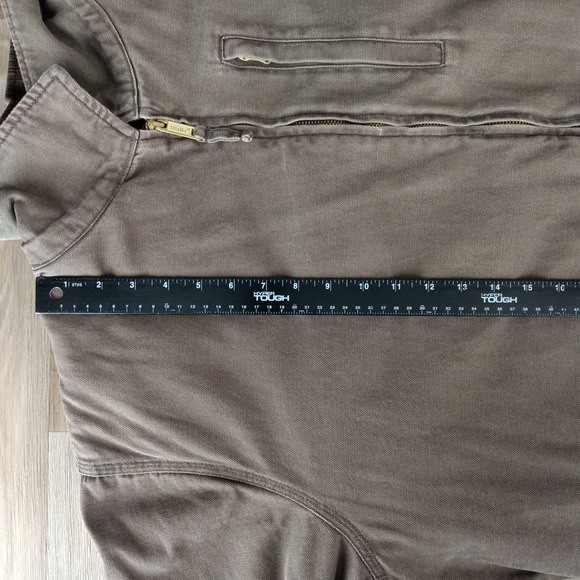 Walls Work Jacket 2XL Chore Coat Barn‎ Coat Full Zip Brown Cotton Canvas - Picture 14 of 16